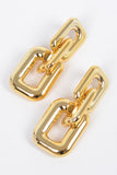 Shiny Chain Link Earrings