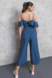 Solid Woven Jumpsuit