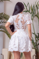 Leah White Mini Dress
