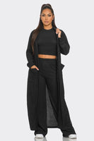 3 Piece Cardigan Pants Set