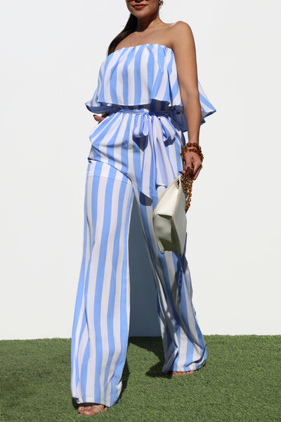 Ruffled Tube Summer Jumpsuit
