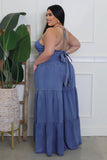 Plus Denim O-Ring Jumsuit