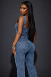 Denim Washed Jumpsuit