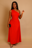 One Shoulder Maxi With Cutout Detail