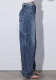 Barrel Baggy Jeans With Draw String
