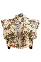 Jacquard Zip Up Vest