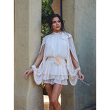 LONG SLEEVE FRONT SLIT ROMPER